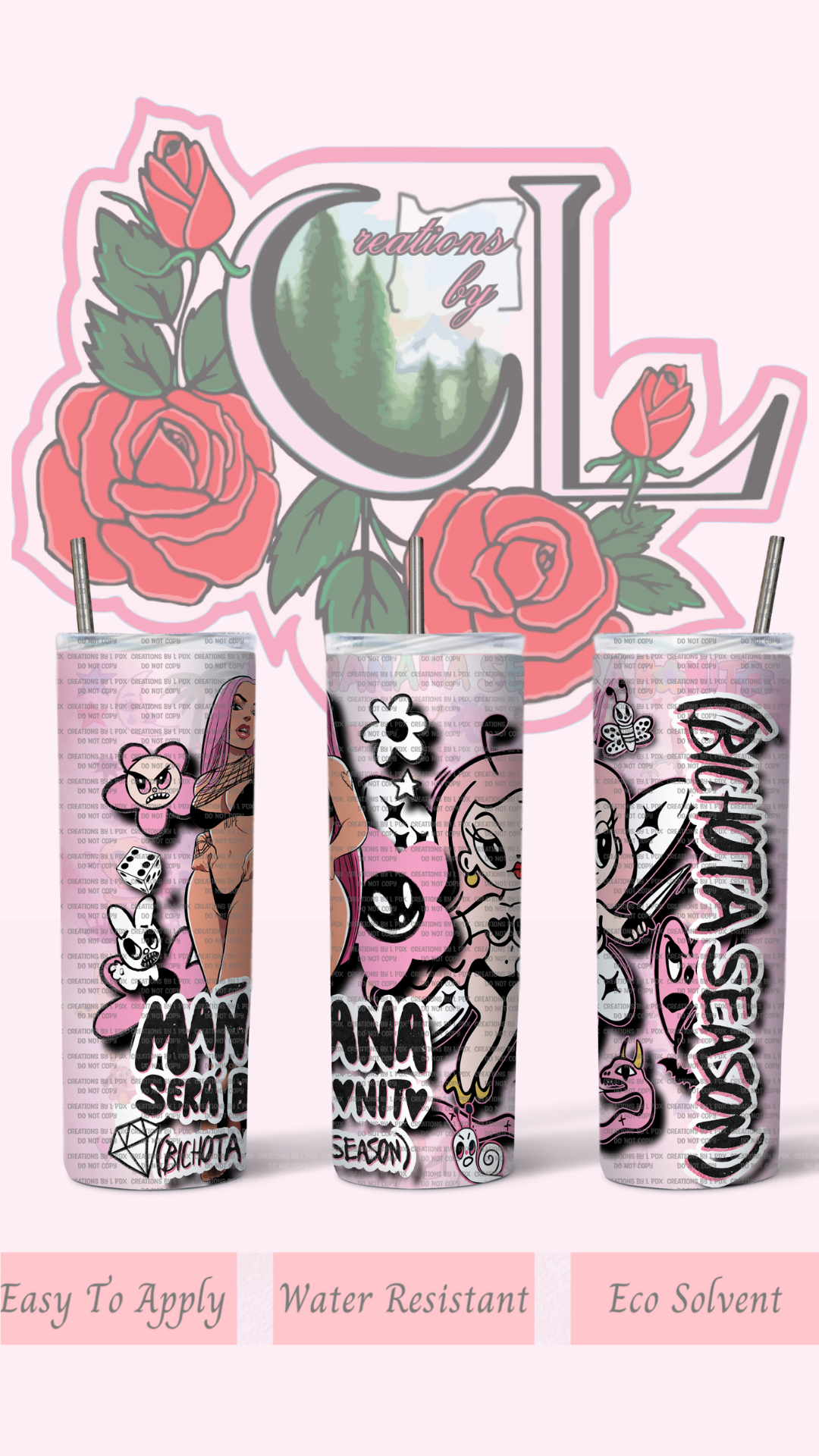 Gatita Gangster Tumbler Wrap