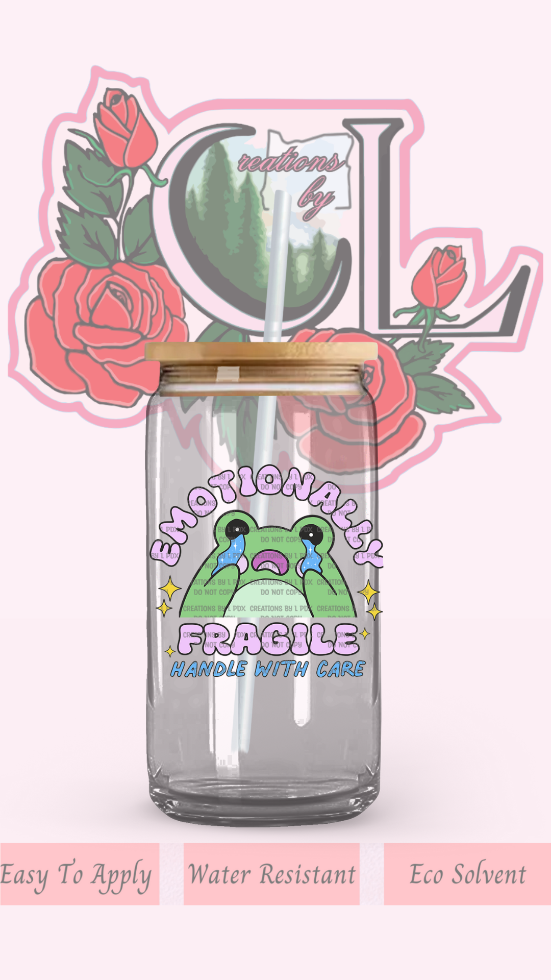 Emotionally Fragile Decal