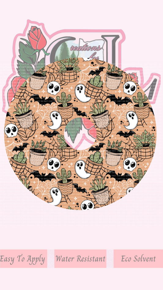 Spooky Plant Shelf Lid Wrap