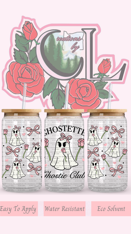 Ghostette Club Glass Wrap