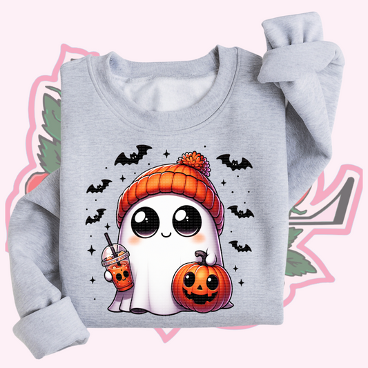 Cute Ghosty Latte Crewneck/Hoodie