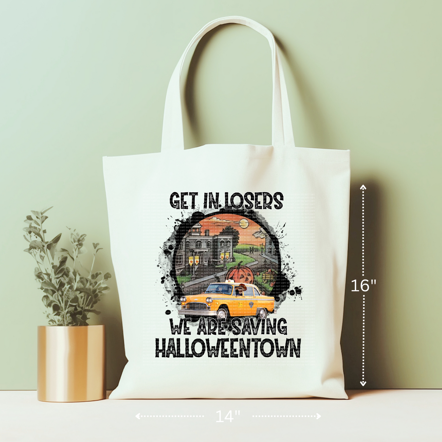 Going to Halloween Town Tote