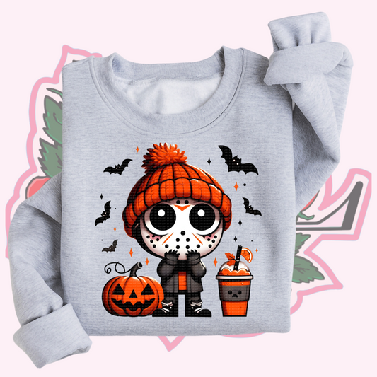 Cute Jason Pumpkin Crewneck/Hoodie