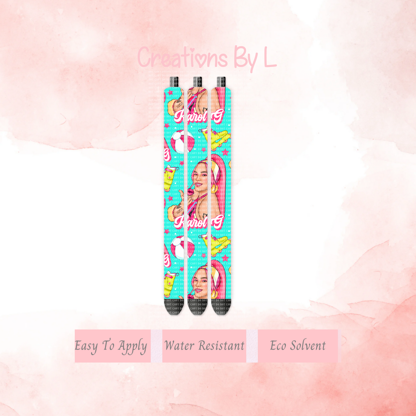 Karol Doll Blue Pen Wrap