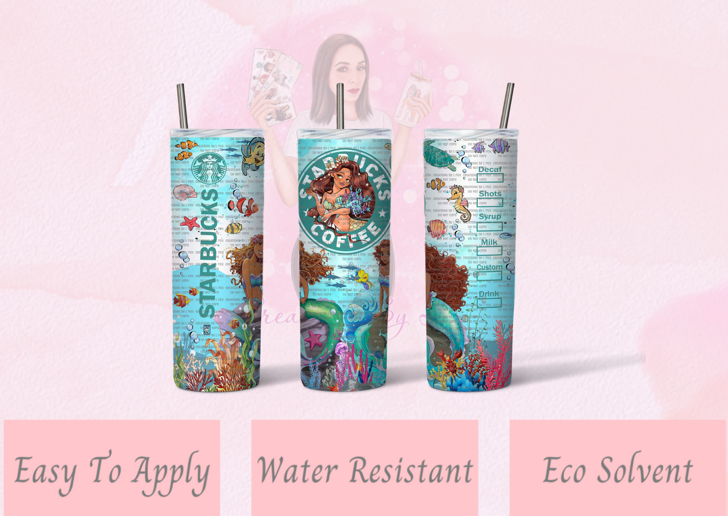 New Mermaid Tumbler Wrap