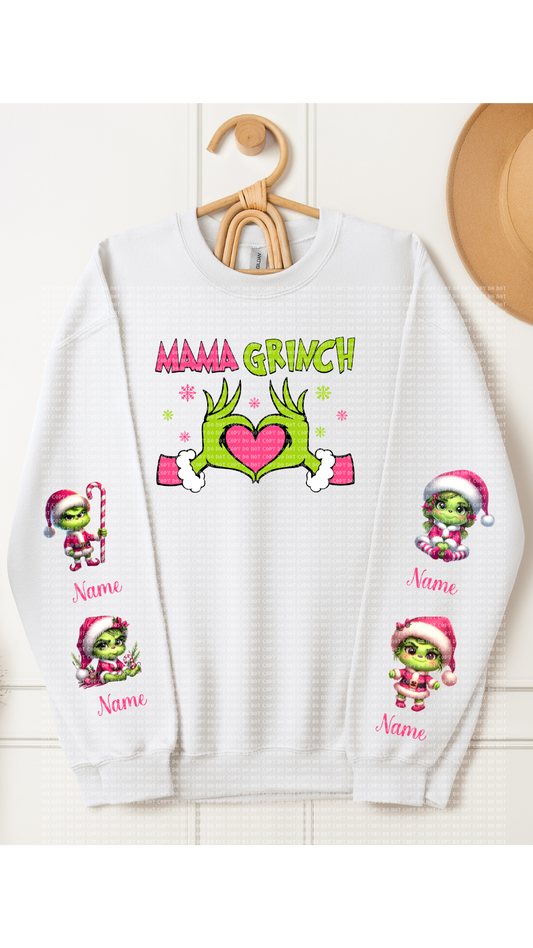 Mama Grinch Hoodie/Crewneck