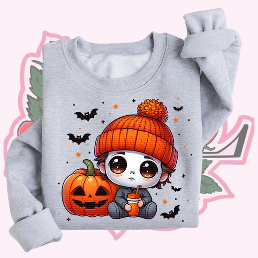 Cute Michael Pumpkin Crewneck/Hoodie