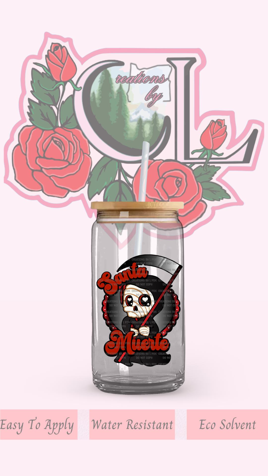 Santa Muerte Decal