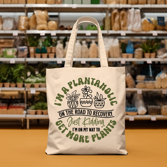 Plantaholic on the Road to Recovery Tote