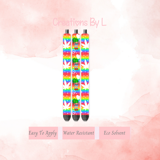 Rainbow Bud Pen Wrap