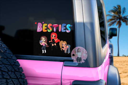 Bestie Car Decal