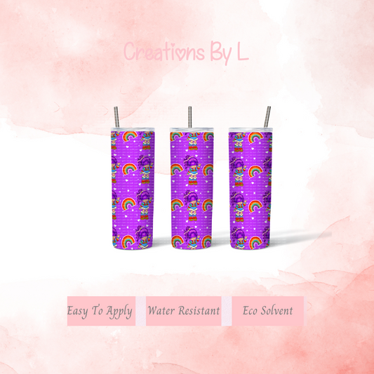 Purple Brite Tumbler Wrap