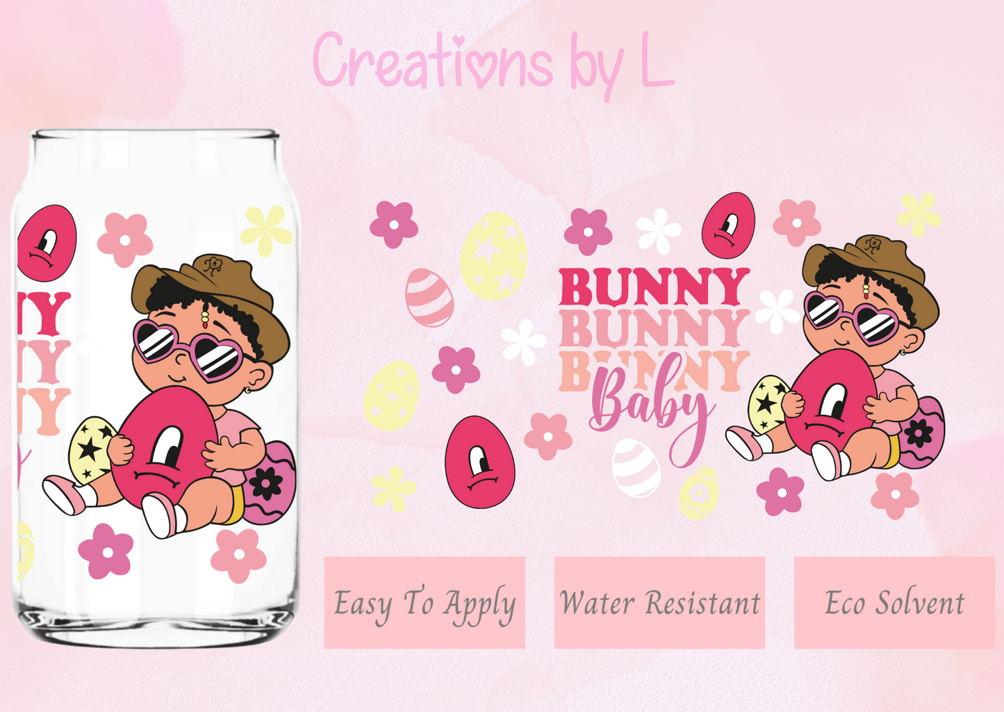 Benito Bunny Bunny Baby Glass Wrap