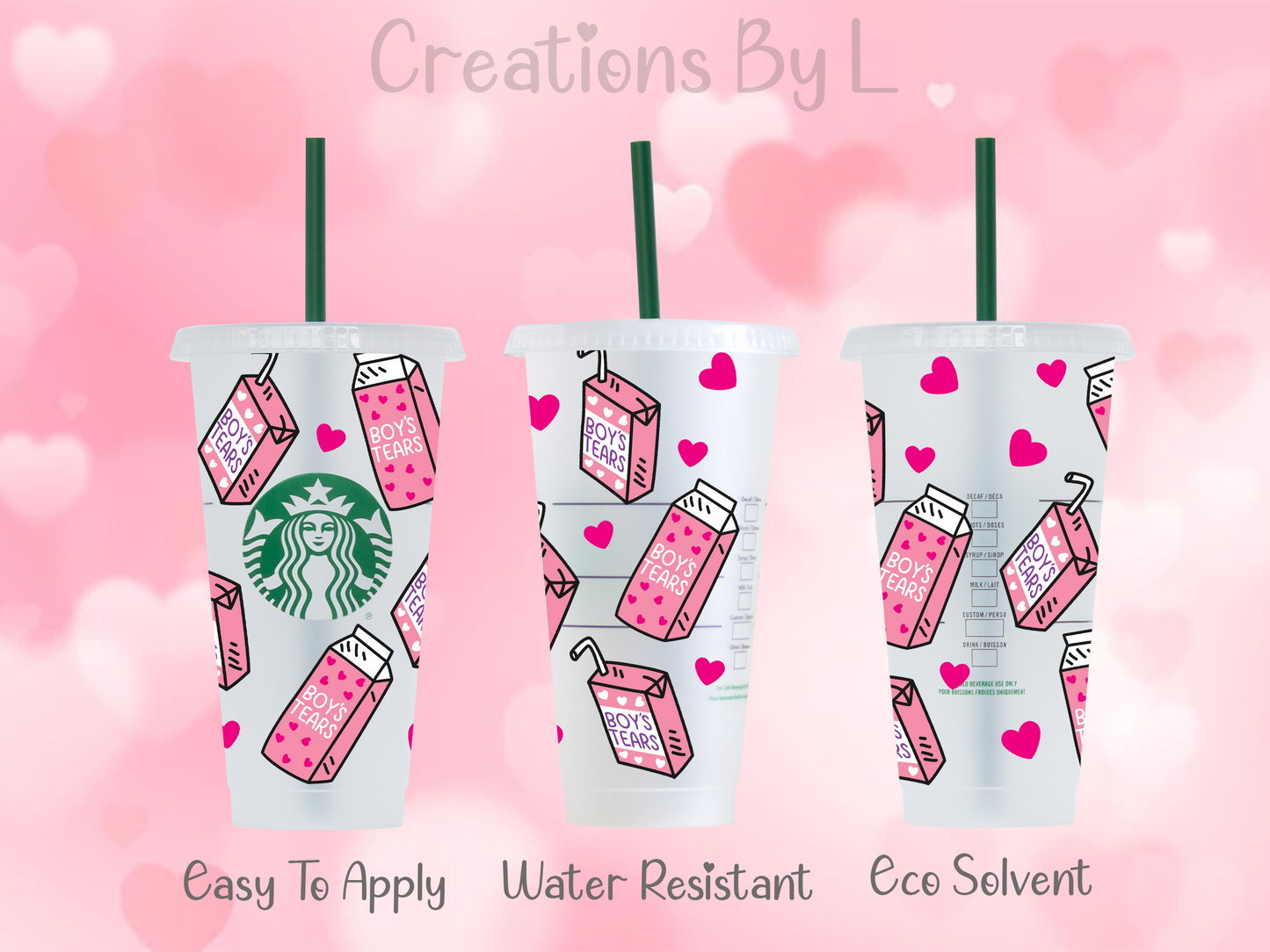 Boy Tears Cold Cup Wrap – Creations by L PDX