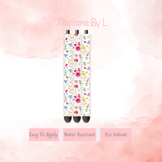 Floral Pen Wrap