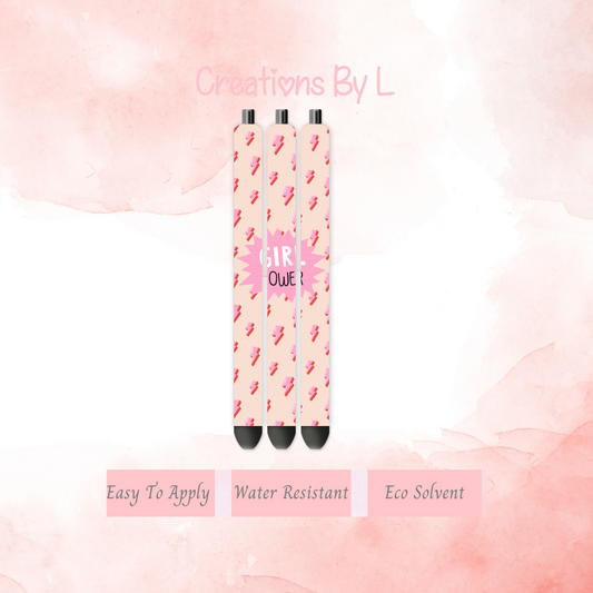 Girl Power Pen Wrap