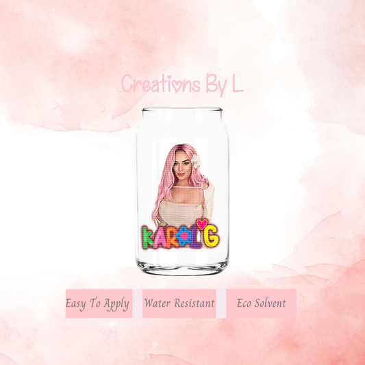 Karol Pink Hair Decal