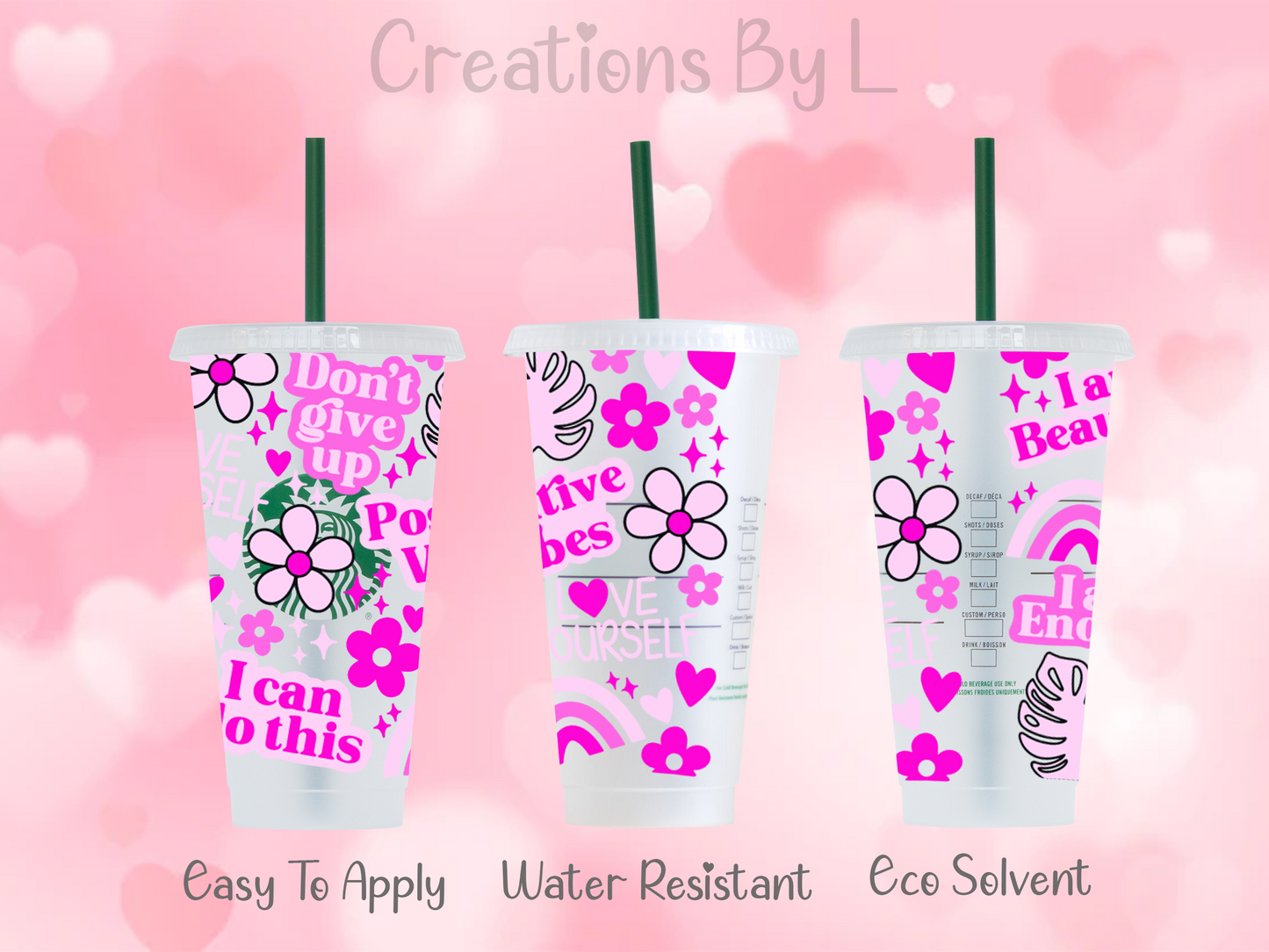 Positivity Cold Cup Wrap (No Hole)