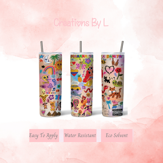 Manana Sera Bonito Album Tumbler Wrap