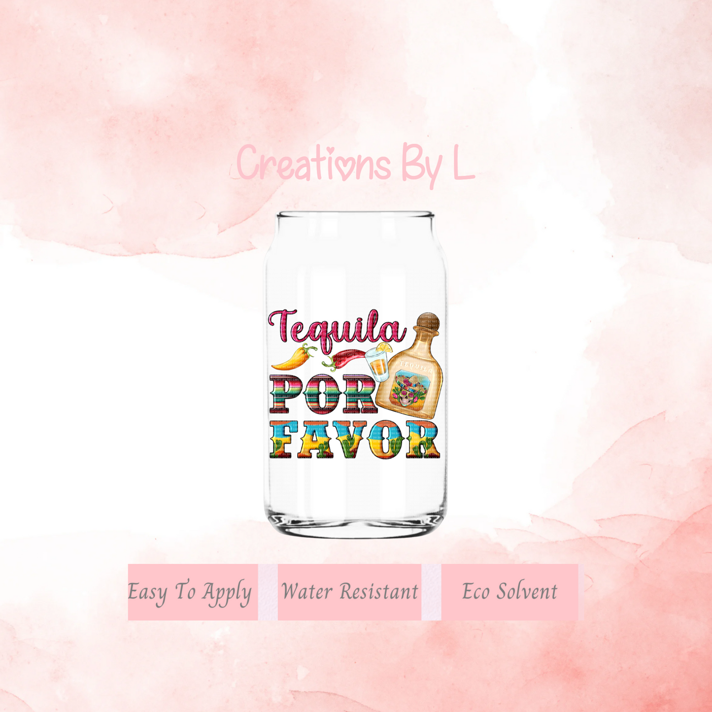 Tequila Por Favor Decal